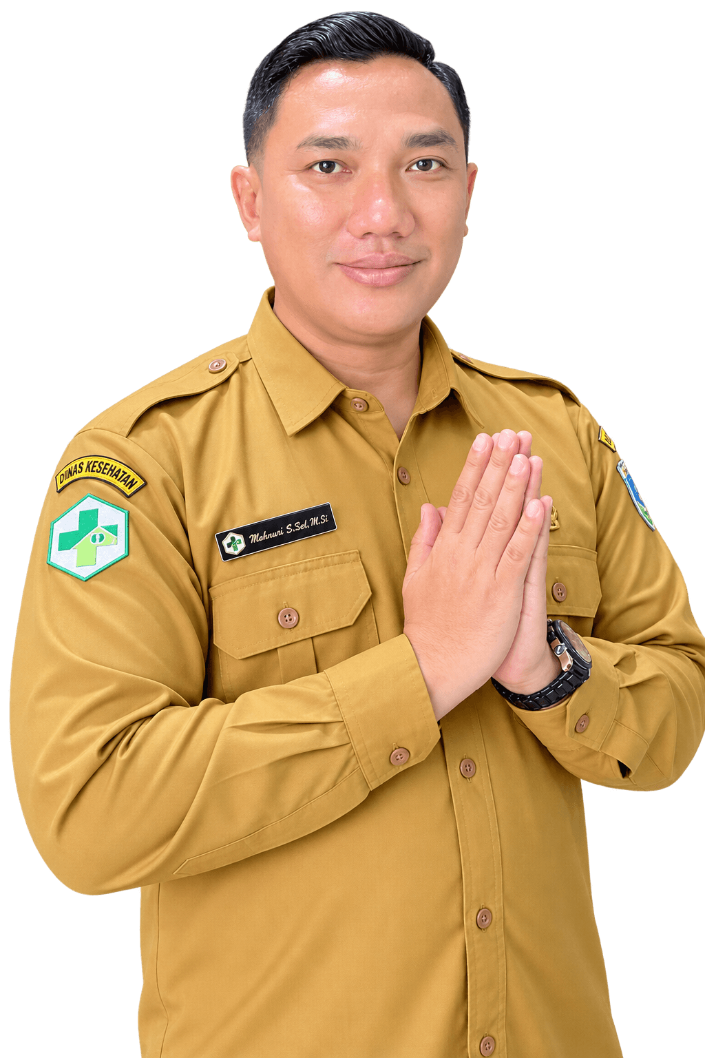 Potret Mahmudi, S.Kep., Ners., Kepala Puskesmas Carita.