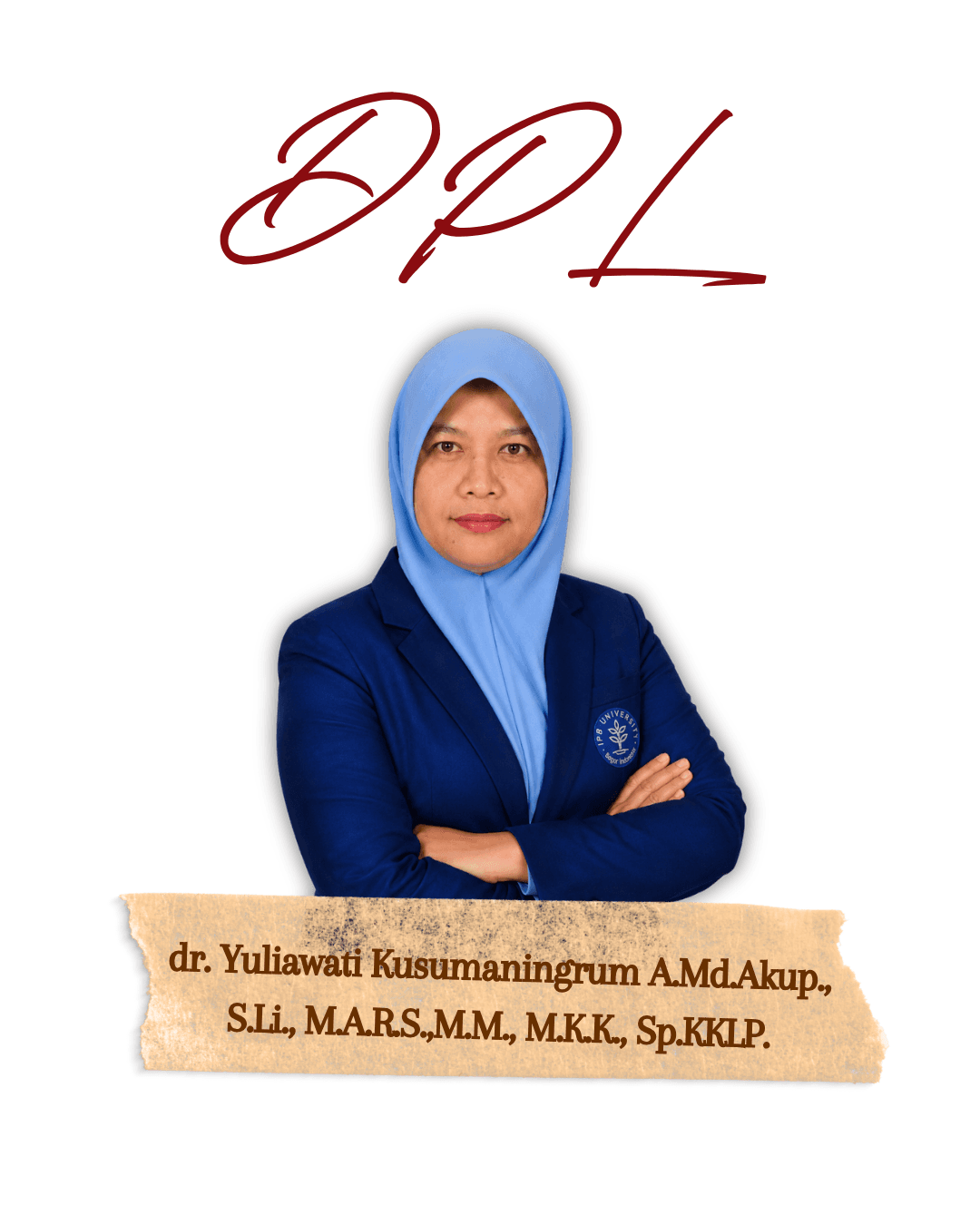 Kartu Dosen Pembimbing Lapang Tim Tempura: dr. Yuliawati Kusumaningrum.