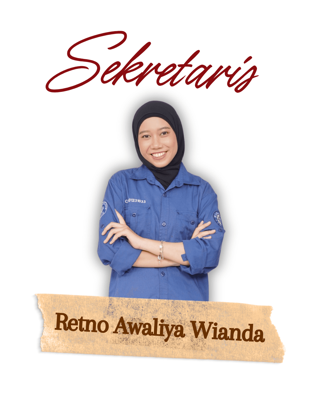 Kartu anggota Tim Tempura: Retno Awaliya Wianda, Fakultas Perikanan dan Ilmu Kelautan.