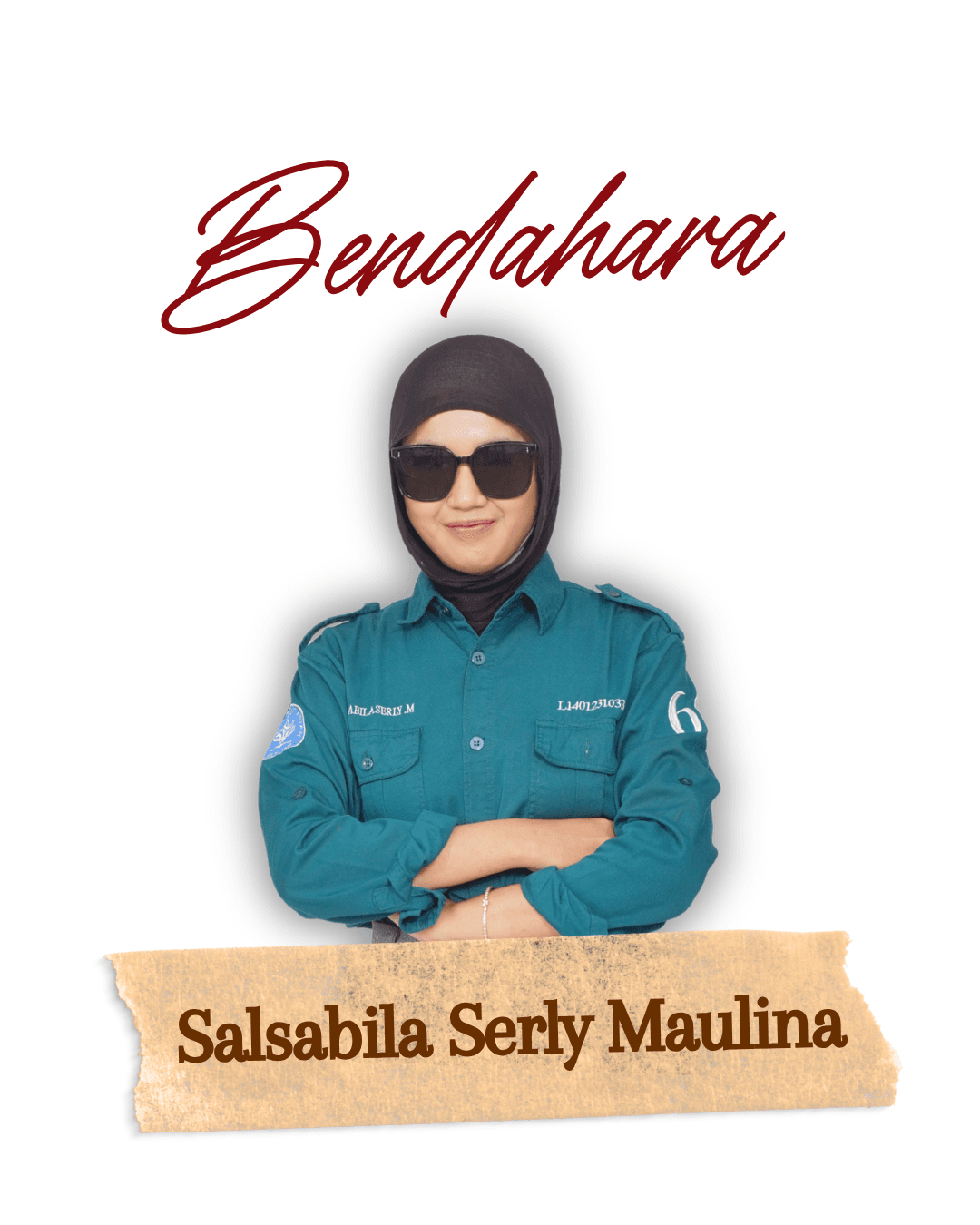Kartu anggota Tim Tempura: Salsabila Serly Maulina, Fakultas Kedokteran dan Gizi.